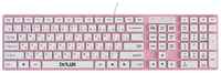 Клавиатура Delux K1000 розовая, Ultra-Slim, USB 6938820410454P (K1000P)