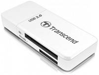 Карт-ридер внешний Transcend TS-RDF5W SD / microSD, USB 3.0, белый
