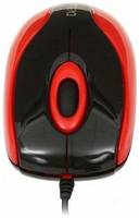 Мышь Delux DLM-363BR черно-красная, 800dpi, USB (2 кнопок+скролл) 6938820400332R