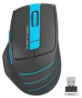 Мышь Wireless A4Tech FG30S серый / синий оптическая (2000dpi) silent USB 1204071 (FG30S BLUE)