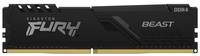 Модуль памяти DDR4 16GB Kingston FURY KF432C16BB / 16 Beast Black 3200MHz CL16 1RX8 1.35V радиатор 288-pin 16Gbit (KF432C16BB/16)