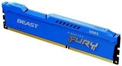 Модуль памяти DDR3 8GB Kingston FURY KF316C10B / 8 Beast Blue 1600MHz CL10 2RX8 1.5V 240-pin 4Gbit (KF316C10B/8)