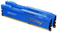 Модуль памяти DDR3 16GB (2*8GB) Kingston FURY KF316C10BK2 / 16 Beast Blue 1600MHz CL10 2RX8 1.5V 240-pin 4Gbit (KF316C10BK2/16)