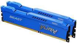 Модуль памяти DDR3 8GB (2*4GB) Kingston FURY KF316C10BK2 / 8 Beast Blue 1600MHz CL10 1RX8 1.5V 240-pin 4Gbit (KF316C10BK2/8)