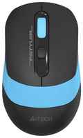 Мышь Wireless A4Tech Fstyler FG10S черный / синий оптическая 2000dpi silent USB (4but) (1204065) (FG10S blue)