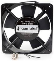 Вентилятор для корпуса Gembird AC12025B22H 120x120x25, AC, 220, подшипник, 2 pin, провод 30 см