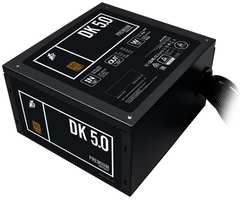 Блок питания ATX 1STPLAYER PS-500AX DK PREMIUM, 500W, 80 PLUS BRONZE, APFC, 120mm fan