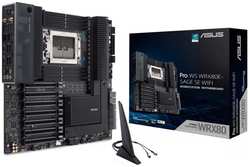 Материнская плата EATX ASUS PRO WS WRX80E-SAGE SE WIFI (sWRX8, AMD WRX80, 8*DDR4(3200), 8*SATA 6G RAID, 3*M.2, 7*PCI-E, 7.1CH, 2*10Glan, WiFi, BT, 9*U