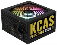 Блок питания ATX AeroCool KCAS PLUS GOLD 750W 4710562759211 750W, APFC, Fan ARGB 12cm, 80+ Gold