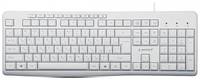 Клавиатура Gembird KB-8430M белая, USB, 113 кл, м / медиа, каб. 1,5м