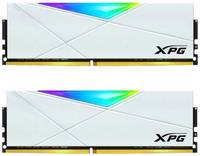 Модуль памяти DDR4 32GB (2*16GB) ADATA AX4U320016G16A-DW50 XPG SPECTRIX D50 RGB white PC4-25600 3200MHz CL16 радиатор 1.35V RTL
