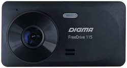 Видеорегистратор автомобильный Digma FreeDrive 115 FD115 черный (1401121)