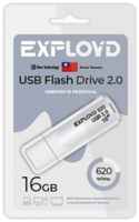 Накопитель USB 2.0 16GB Exployd EX-16GB-620-White 620, белый