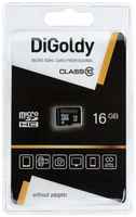 Карта памяти 16GB DiGoldy DG0016GCSDHC10-W / A-AD microSDHC Class 10 без адаптера (DG0016GCSDHC10-W/A-AD)