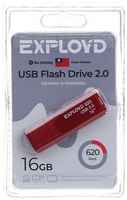 Накопитель USB 2.0 16GB Exployd EX-16GB-620-Red 620, красный