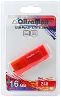 Накопитель USB 2.0 16GB OltraMax OM-16GB-240-Red 240