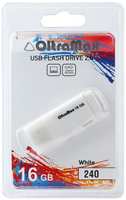 Накопитель USB 2.0 16GB OltraMax OM-16GB-240-White 240, белый