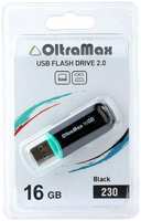 Накопитель USB 2.0 16GB OltraMax OM-16GB-230-Black 230