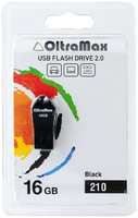 Накопитель USB 2.0 16GB OltraMax OM-16GB-210-Black 210