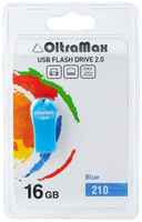 Накопитель USB 2.0 16GB OltraMax OM-16GB-210-Blue 210