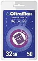 Накопитель USB 2.0 32GB OltraMax OM-32GB-50-Dark Violet 50, фиолетовый