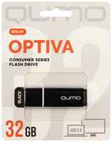 Накопитель USB 2.0 32GB Qumo QM32GUD-OP1-black Optiva 01, чёрный
