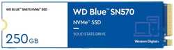 Накопитель SSD M.2 2280 Western Digital WDS250G3B0C WD Blue SN570 250GB PCIe Gen3 x 4 TLC 3300 / 1200MB / s IOPS 190K / 210K MTTF 1.5M