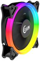 Вентилятор Powercase PF1-3+4 5 color LED 120x120x25мм (3pin + Molex, 1150±10% об/мин) Bulk