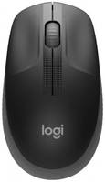 Мышь Logitech M190 910-005905 черный / серый оптическая (1000dpi) беспроводная USB (2but)