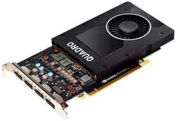 Видеокарта PCI-E PNY Quadro P2200 (VCQP2200-SB) 5GB GDDR5X 160bit 16nm 1253/10000MHz 4*DP