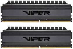 Модуль памяти DDR4 32GB (2*16GB) Patriot Memory PVB432G360C8K Viper 4 Blackout PC4-28800 3600MHz CL18 радиатор 1.35V