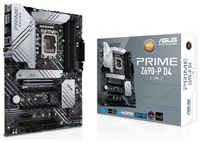 Материнская плата ATX ASUS PRIME Z690-P D4-CSM (LGA1700, Z690, 4*DDR4, SATA3, Audio, Gb LAN, 8*USB 3.2, 6*USB 2.0, HDMI, DP)