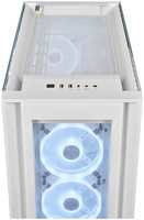 Корпус ATX Corsair iCUE 5000X RGB QL Edition CC-9011233-WW , без БП, боковая панель из закаленного стекла, 4*USB 3.0, USB 3.1 Type-C, audio