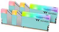 Модуль памяти DDR4 16GB (2*8GB) Thermaltake RG27D408GX2-3600C18A TOUGHRAM RGB turquoise PC4-28800 3600MHz CL18 радиатор 1.35V RTL