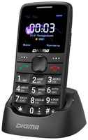 Мобильный телефон Digma S220 Linx LT1075MM 32MB 2Sim 2.2″ 220x176, 0.3Mpix, GSM900 / 1800, MP3, FM, microSD max32GB, черный (1515437)