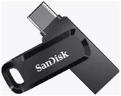 Накопитель USB 3.1 32GB SanDisk SDDDC3-032G-G46 Ultra Dual Drive USB Type-C, чёрный
