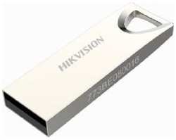 Накопитель USB 2.0 16GB HIKVISION HS-USB-M200(STD)/16G/EN M200, плоский металлический корпус