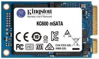 Накопитель SSD mSATA Kingston SKC600MS / 512G KC600 512GB SATA 6Gb / s 3D TLC 550 / 520MB / s MTBF 1M (SKC600MS/512G)