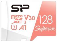 Карта памяти 128GB Silicon Power SP128GBSTXDV3V20 Superior A1 Class 10 UHS-I U3 100 / 80 Mb / s
