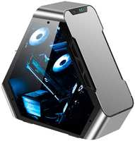 Корпус ATX JONSBO TR03-A Silver , без БП, боковая панель из закаленного стекла, 2*USB 3.0, USB Type-C, audio