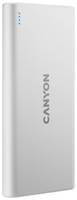 Аккумулятор внешний универсальный Canyon PB-106 CNE-CPB1006W 10000mAh, 5V / 2A, 5V / 2.1A(Max), USB cable length 0.3m, white