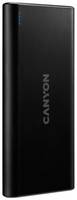 Аккумулятор внешний универсальный Canyon PB-106 CNE-CPB1006B 10000mAh, 5V / 2A, 5V / 2.1A(Max), USB cable length 0.3m, black