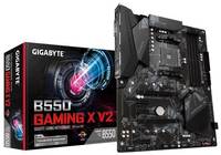 Материнская плата ATX GIGABYTE B550 GAMING X V2 (AM4, AMD B550, 4*DDR4(4733), 4*SATA 6G RAID, 2*M.2, 5*PCIE, 7.1CH, Glan, 6*USB 3.2 / USB Type-C, DVI-D / 