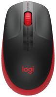 Мышь Wireless Logitech M190 красный / черный оптическая (1000dpi) USB (2but) 910-005915  /  910-005908