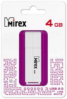 Накопитель USB 2.0 4GB Mirex LINE 13600-FMULWH04