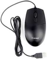 Мышь Gembird MOP-420 USB, черный, 2кн.+колесо-кнопка, 1000 DPI, кабель 1.8м