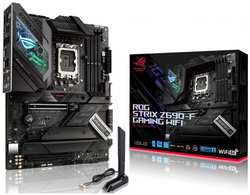 Материнская плата ATX ASUS ROG STRIX Z690-F GAMING WIFI (LGA1700, Z690, 4*DDR5(6000), 6*SATA 6G RAID, 3*M.2, 3*PCIE, 7.1CH, 2.5Glan, WiFi, BT, 6*USB 3 (90MB18M0-M0EAY0)