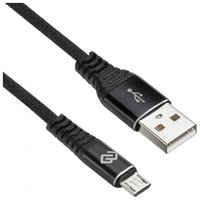 Кабель интерфейсный Digma 1080378 USB (m)-micro USB (m) 1.2м черный
