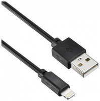 Кабель интерфейсный Digma 1084561 USB (m)-Lightning (m) 2м черный