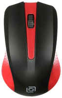 Мышь Oklick 485MW 997828 черный / красный оптическая (1000dpi) беспроводная USB для ноутбука (3but)